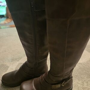 Lifestride Brown Flex Knee-High Boots